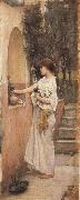 John William Waterhouse A Roman Offering china oil painting artist